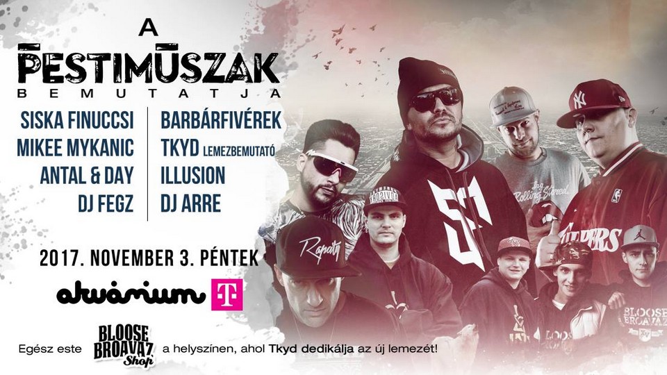 Pesti Műszak buli Akvárium 2017. november 3.