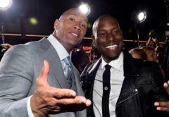 Dwayne Johnson Tyrese Gibson Halálos iramban