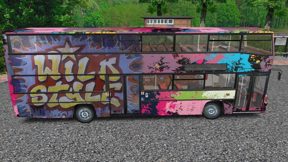 Bus graffiti