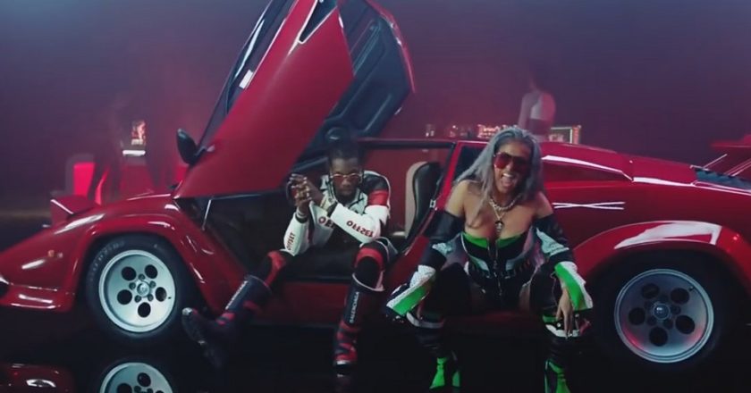 Migos Nicki MInaj Cardi B Motorsport video