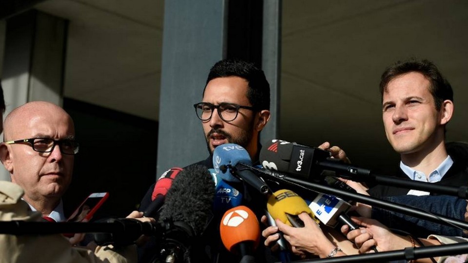 Valtonyc Josep Miquel Arenas Beltrán sajtótájékoztató